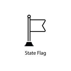 State Flag vector icon