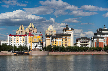 Obraz premium Astana, formerly known as Nur-Sultan, is the capital of Kazakhstan.2 July 2022