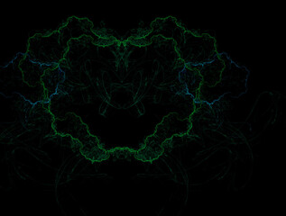 Imaginatory fractal abstract background Image