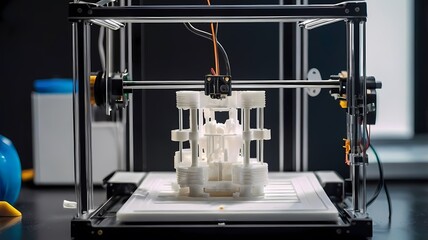 3d printer printing model