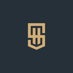 Obraz premium SH Monogram Logo