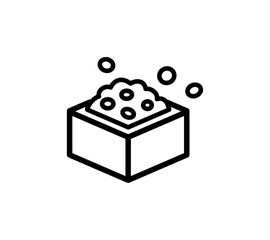 シンプルな福豆のイラスト
