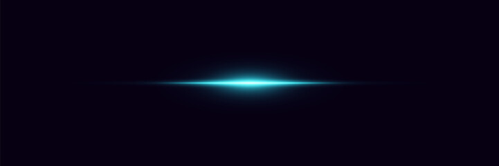 Blue flash of light. The glare of line and light.