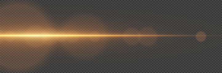 Shining line, particles and sparkles with glare effect. Transparent light and flash. © Hanna