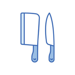 Knives vector icon