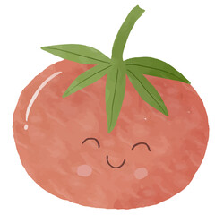 Cute Tomato Illustration