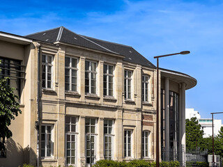Street view of old village Chalons-en-Champagne in France