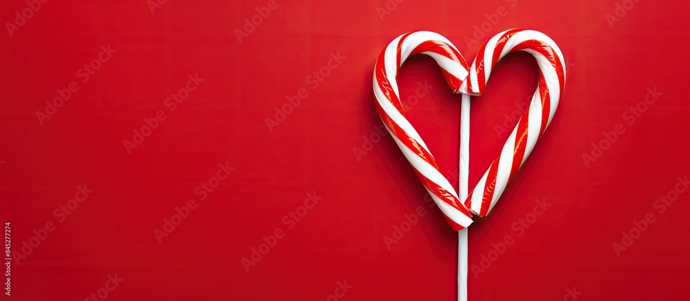Aufkleber christmas themed candy cane stock images featuring a sweet heart shape the candy stick is captured o
