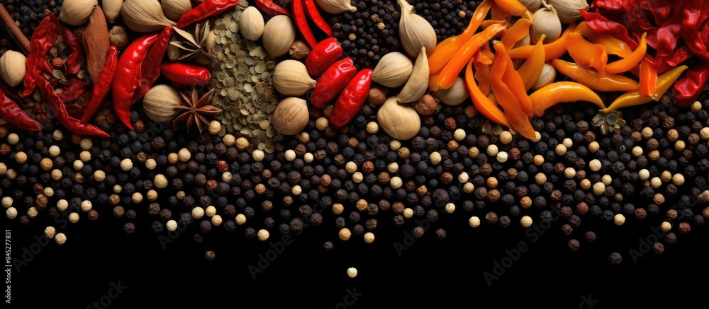 Aufkleber pepper is a versatile seasoning used in various cuisines around the world the image shows a copy spa