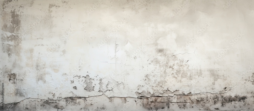 Aufkleber retro style wall with a grungy white background resembling old cement or stone texture this conceptu