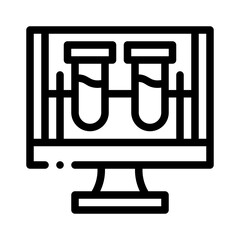 research line icon