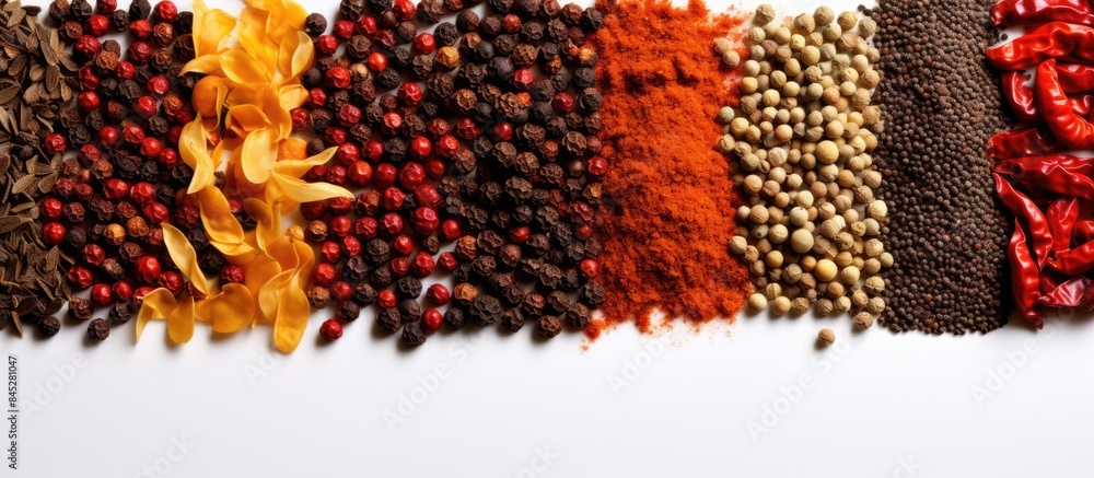 Aufkleber pepper is a versatile seasoning used in various cuisines around the world the image shows a copy spa