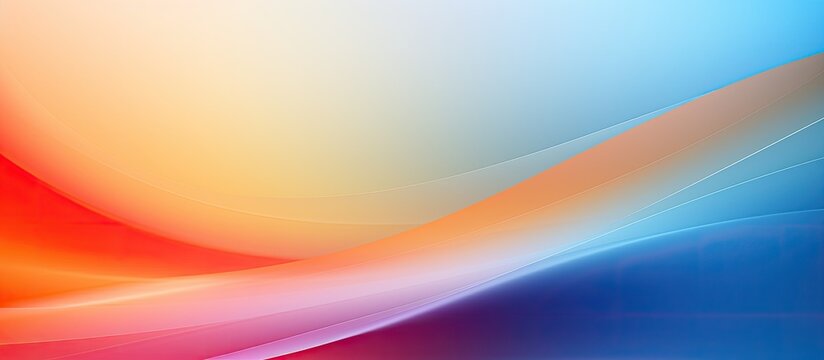 Colorful gradient background with an abstract blur effect serving as a template for smooth and vibrant banners Ideal for use as a simple and captivating computer screen wallpaper Ample copy space ima