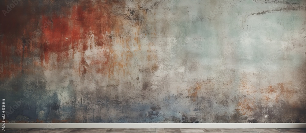 Poster a stunning vintage inspired wall background with abstract grunge decorations that add a touch of art