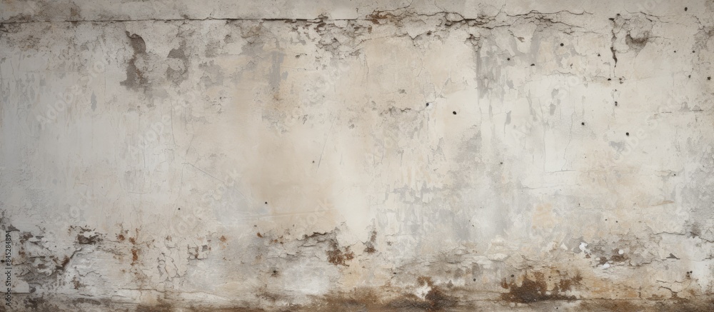 Aufkleber retro style wall with a grungy white background resembling old cement or stone texture this conceptu