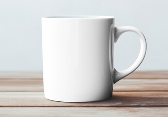 White Mug Mockup With Generative AI