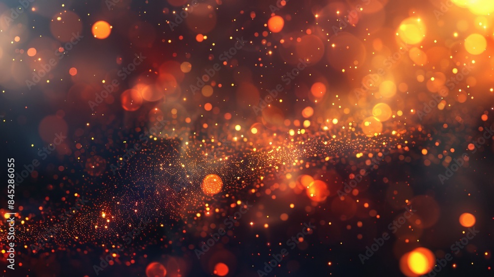 Aufkleber abstract light blur and bokeh effect background with vector defocused sunshine and sparkling lights 