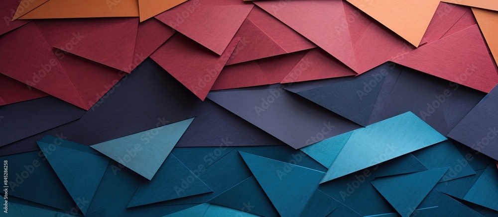 Poster a close up image of a multicolored craft paper background with a textured vintage abstract cardboard