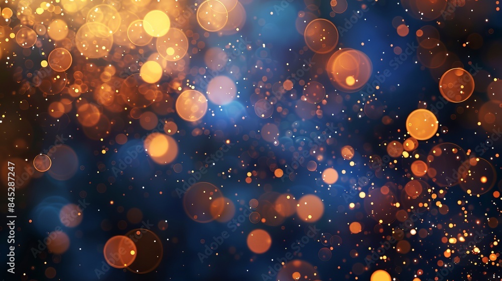 Aufkleber abstract light blur and bokeh effect background with vector defocused sunshine and sparkling lights 