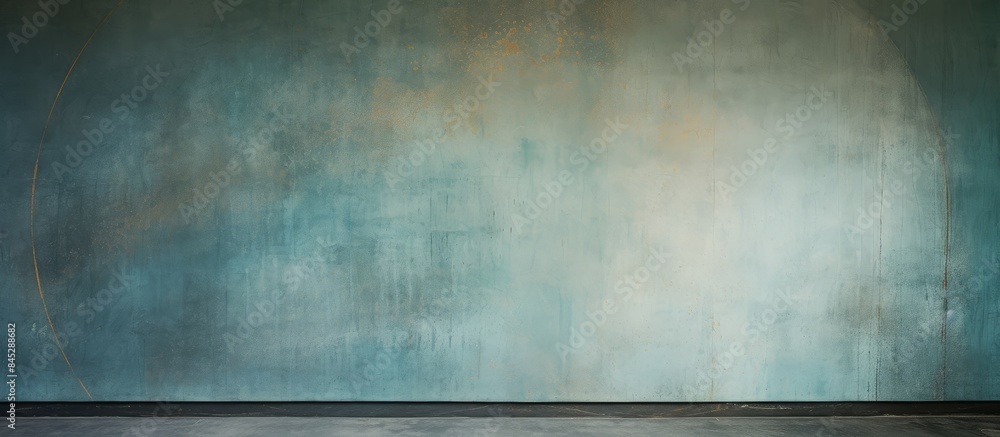 Poster A retro pattern wall with a vintage or grungy vibe showcasing a natural cement texture serves as an artful and captivating background Copy space image