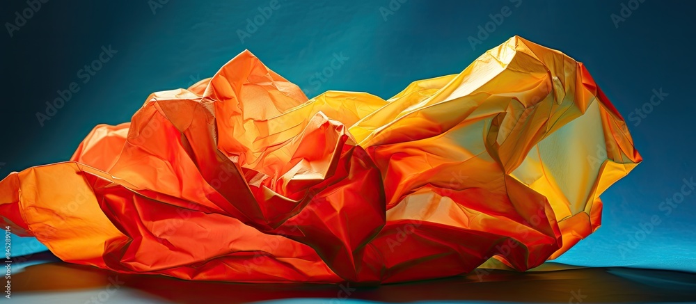 Poster a crumpled paper with vibrant colors perfect for beginners to learn the basics of drawing an ideal p