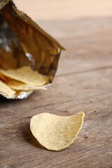 Potato chips in the bag