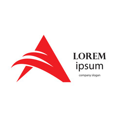 Obraz premium Attractive letter a logo illustration