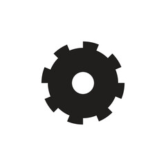 Gear icon symbol vector for website and app