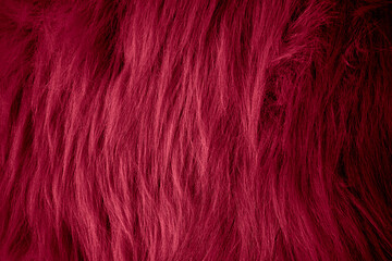 Naklejka premium red velour plush cloth textured background