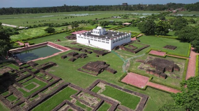 Lumbini the birthplace of Gautam Buddha.