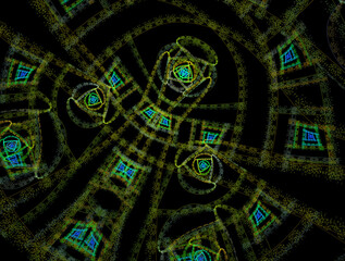 Imaginatory fractal abstract background Image