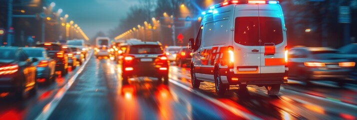 Emergency Response Vehicle Speeding on Highway