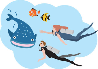 スキューバーダイビング
