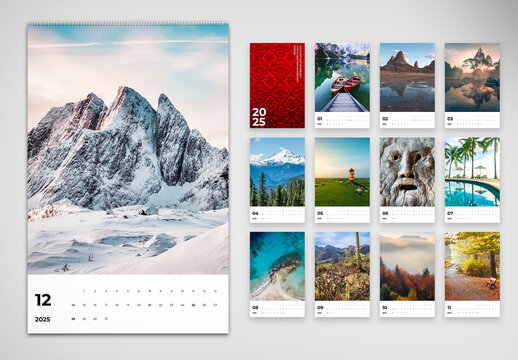 Clean and Modern 2025 Calendar
