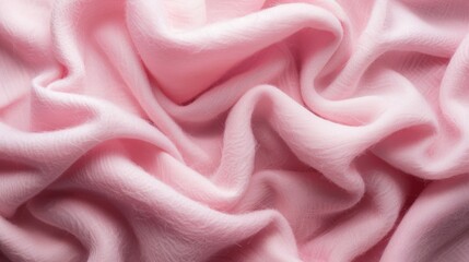 Obraz premium Pink wool fabric background with copy space