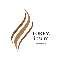 women's beauty and hair care logo design