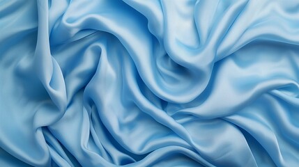 Fototapeta premium Soft Blue Fabric Texture Background