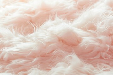 Close-up of soft, fluffy wool texture in white.