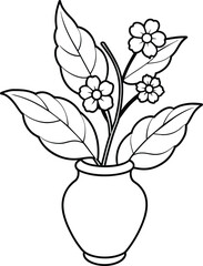 bouquet of snowdrops in vase