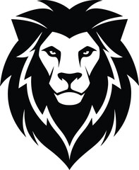 lion head vector illustration