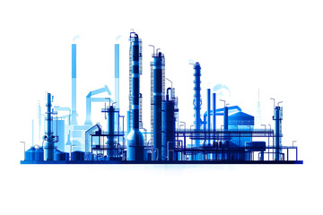 Obraz premium oil refinery plant