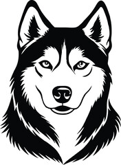 illustration of a wolf eps 10