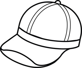 baseball cap vector illustration