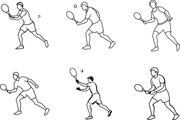 players set vector illustration eps 10