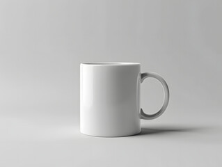 Obraz premium Blank mug mock-up with isolated background