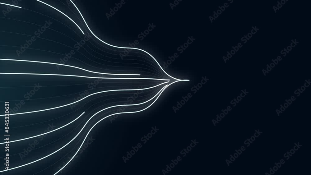Poster Abstract digital dot line particle data background connecting technology concept.