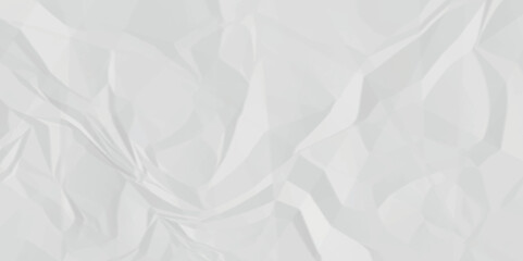 White crumpled paper texture. White wrinkled paper texture. White paper texture. White crumpled and top view textures can be used for background of text or any contents.