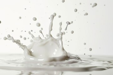 Milk Splash with Crown Shape