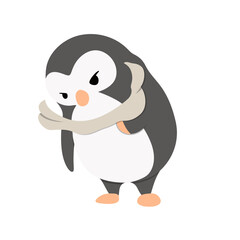 cute penguin illustration