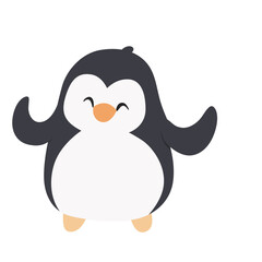 cute penguin illustration